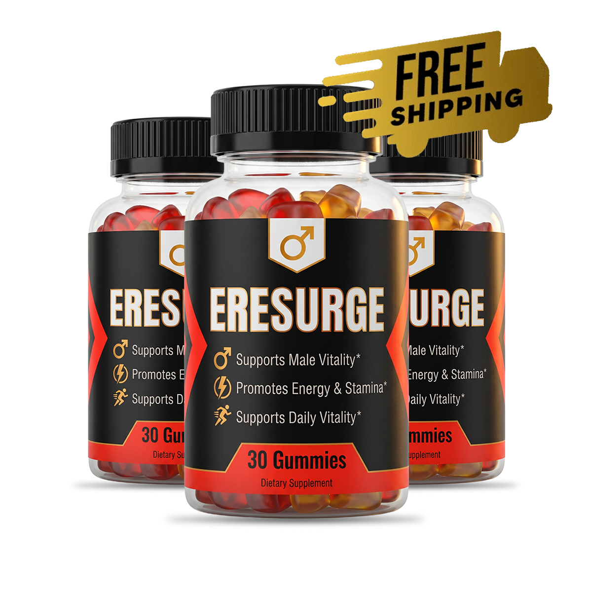 EreSurge 3 bottle bundle for maintaining a consistent daily vitality and wellness routine